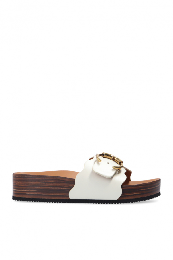 Chloe lauren hot sale leather slides